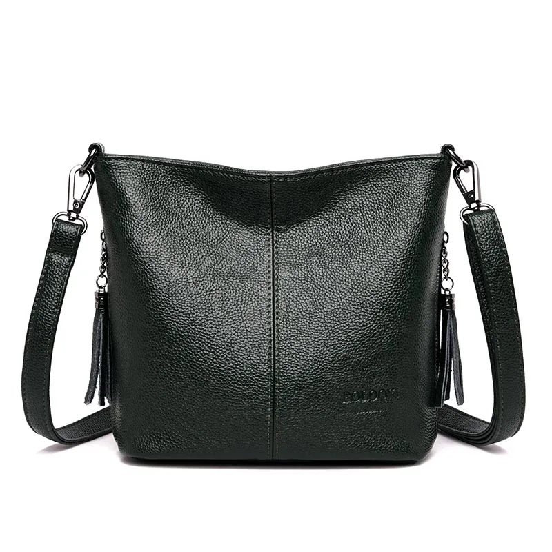 Hand Crossbody Bags For Women 2024 New Luxury Designer Handbag Leather Tassel Shoulder Bags Purses And Handbags Tote Bag Bolsa - Image 13