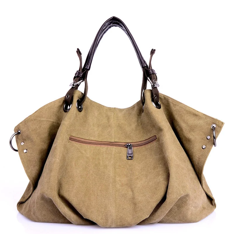 Women Canvas Messenger Bags Handbags Female Tote Bolsas Femininas Ladies Shoulder Crossbody Bags Women's Top-Handle Bags - Image 4