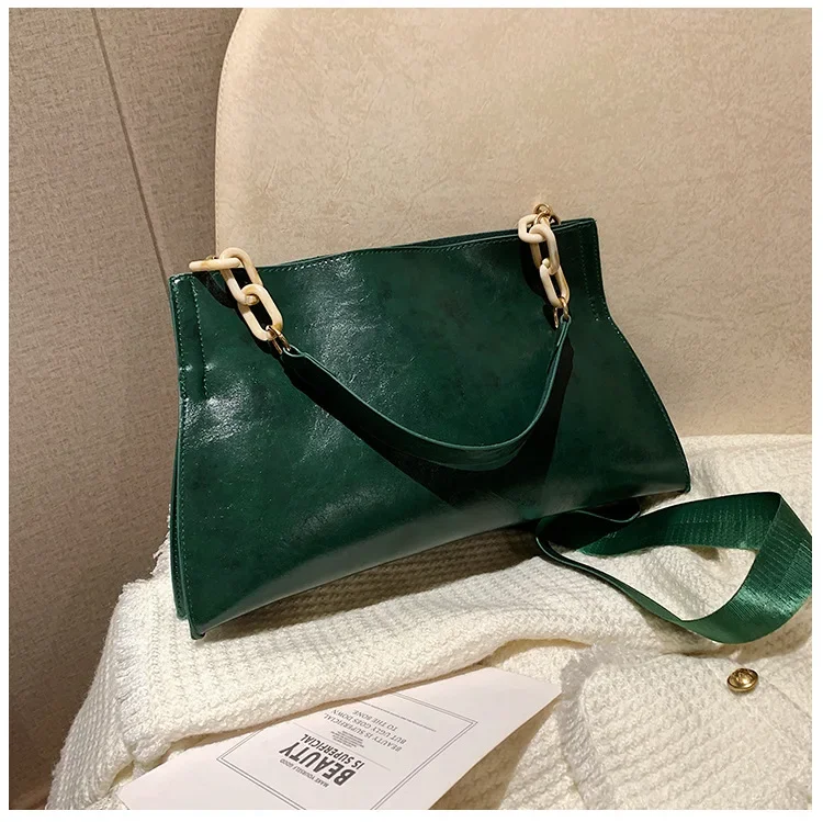 2024 New Design Handbags Women Shoulder Bag Soft Synthetic Leather Crossbody Large Capacity Fashion Female Underarm Bags - Image 7