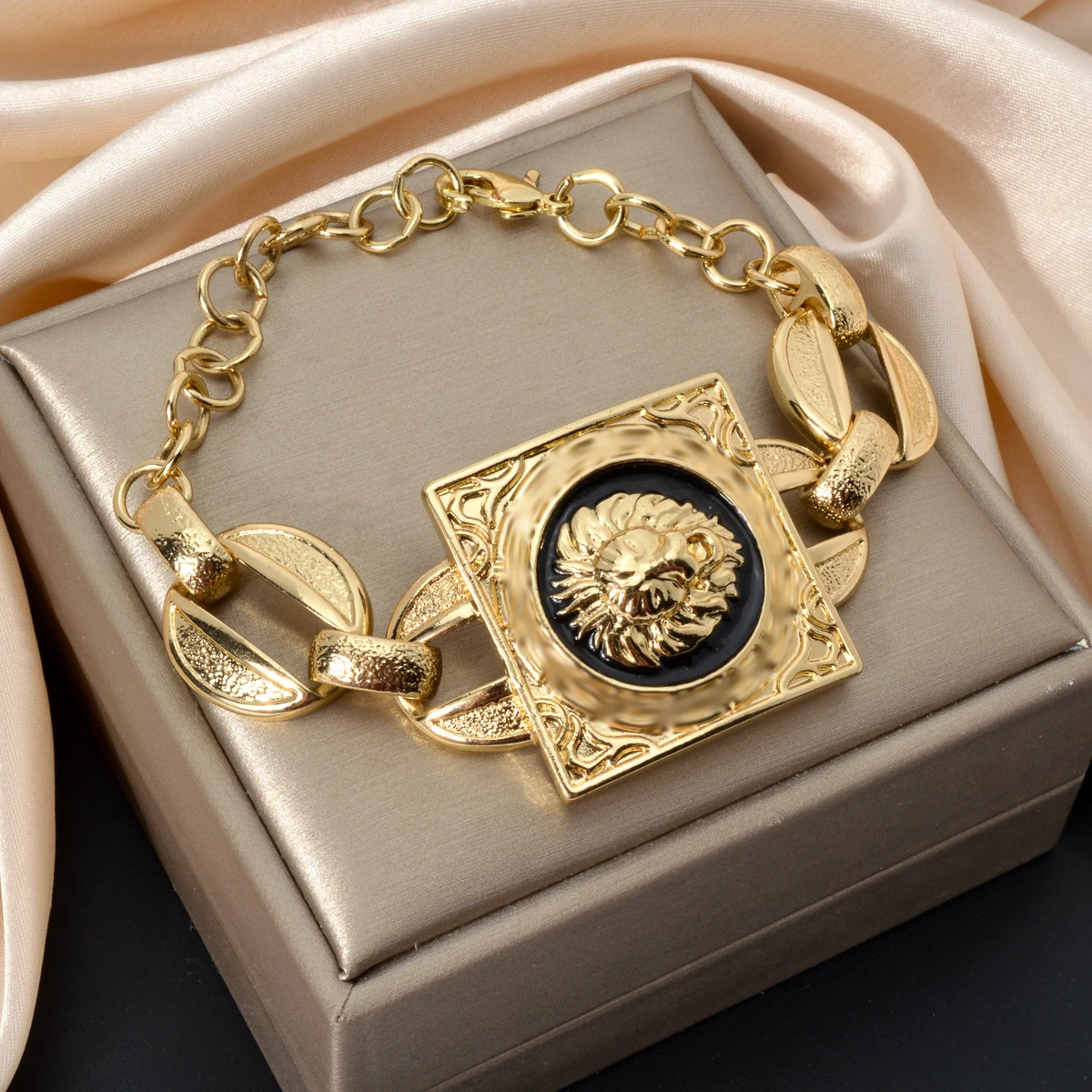 Gold Plated Jewelry Set For Women African Indian Dubai Wedding Jewellery Luxury Choker Necklace Bracelet Earring Cuff Rings - Image 3