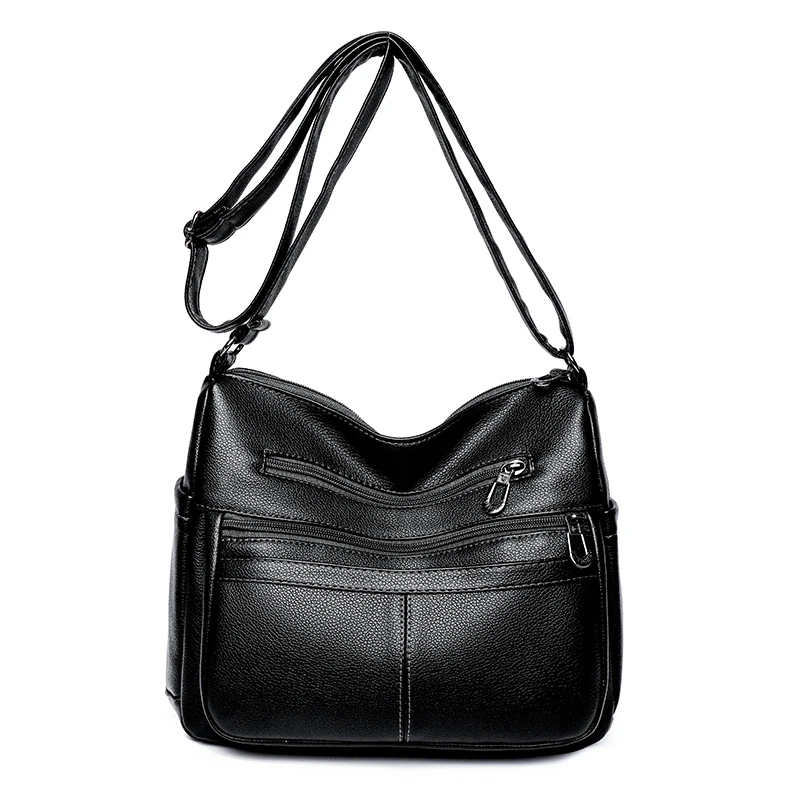 Handbags Women's Bag and Designer Multi-pocket Crossbody Shoulder Bag For Women 2023 SacHigh Quality Soft Leather Luxury Purses - Image 7
