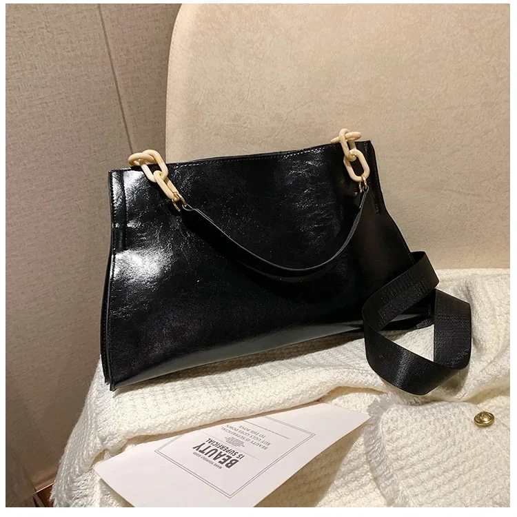2024 New Design Handbags Women Shoulder Bag Soft Synthetic Leather Crossbody Large Capacity Fashion Female Underarm Bags - Image 9