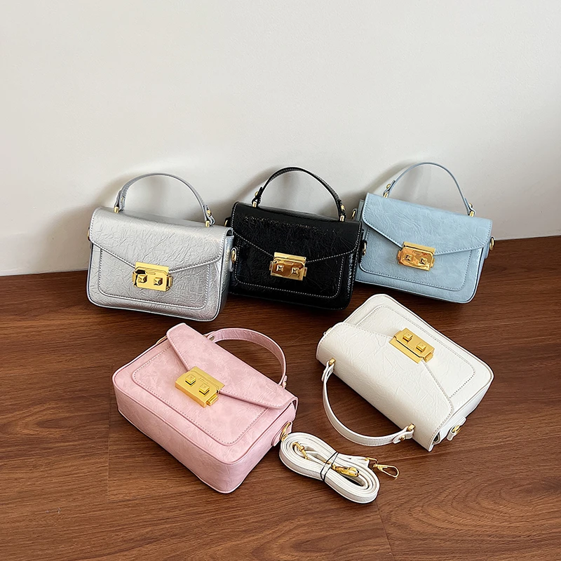 Small Handbags For Women Top Brand Shoulder Fashion Bag Square Hand Bag Purse Designer Crossbody Bag With Soft Handle bolsas - Image 5