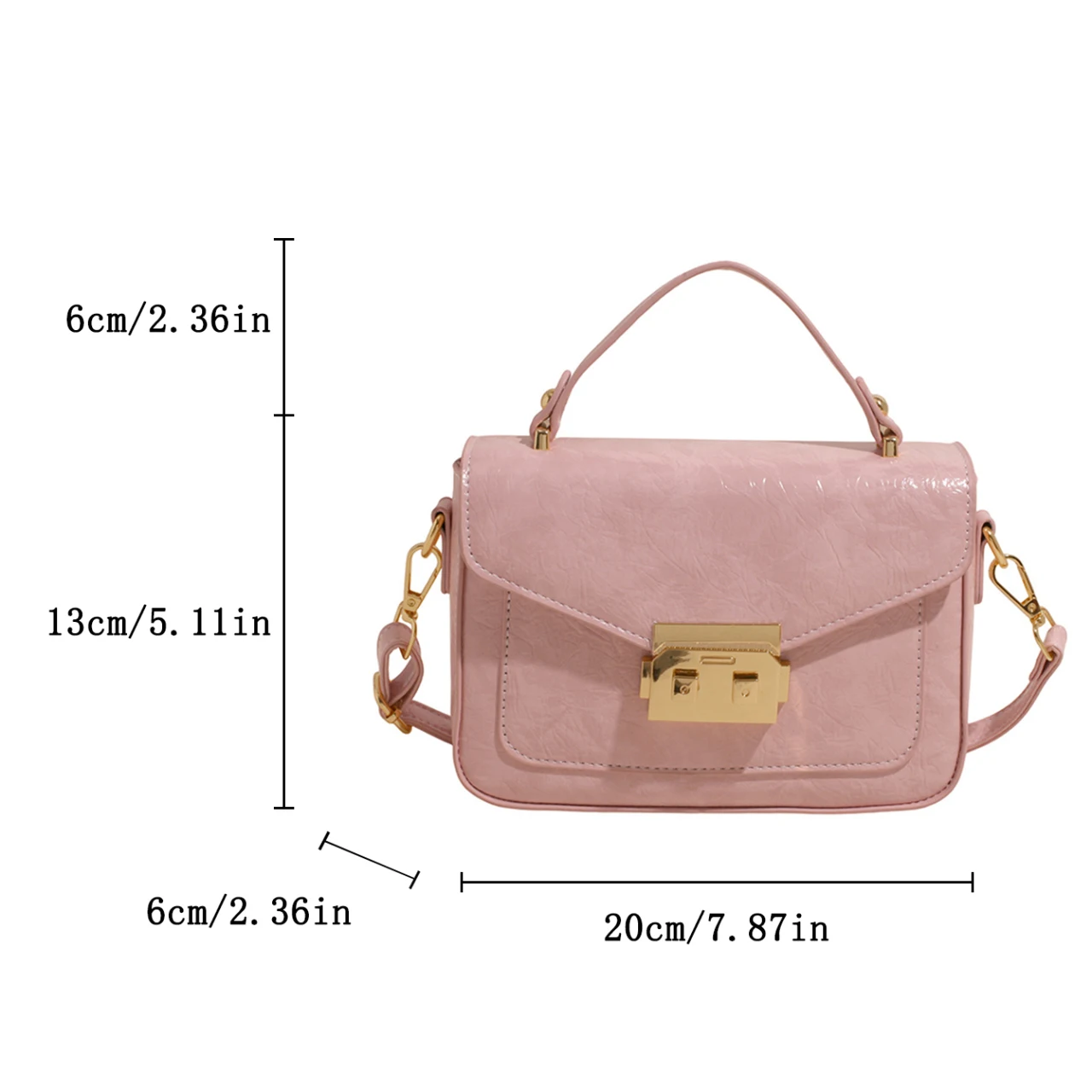 Small Handbags For Women Top Brand Shoulder Fashion Bag Square Hand Bag Purse Designer Crossbody Bag With Soft Handle bolsas - Image 6