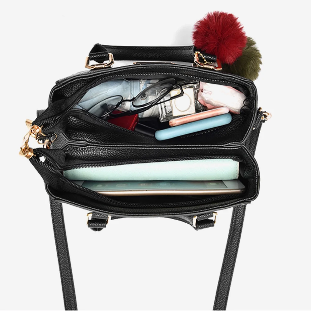 Handbags For Women Shoulder Bags Casual Leather Messenger Bag Large Capacity Handbag Women's Bags - Image 3