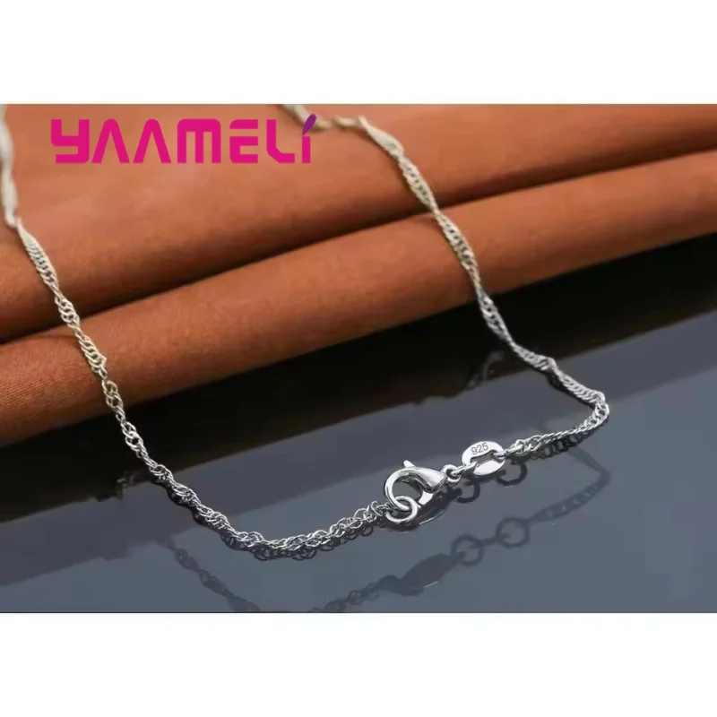 Jewelry Sets For Women Charms 925 Sterling Silver Color Pendant Necklace Hoop Earring Fashion Classic Collares Wedding Gift - Image 6