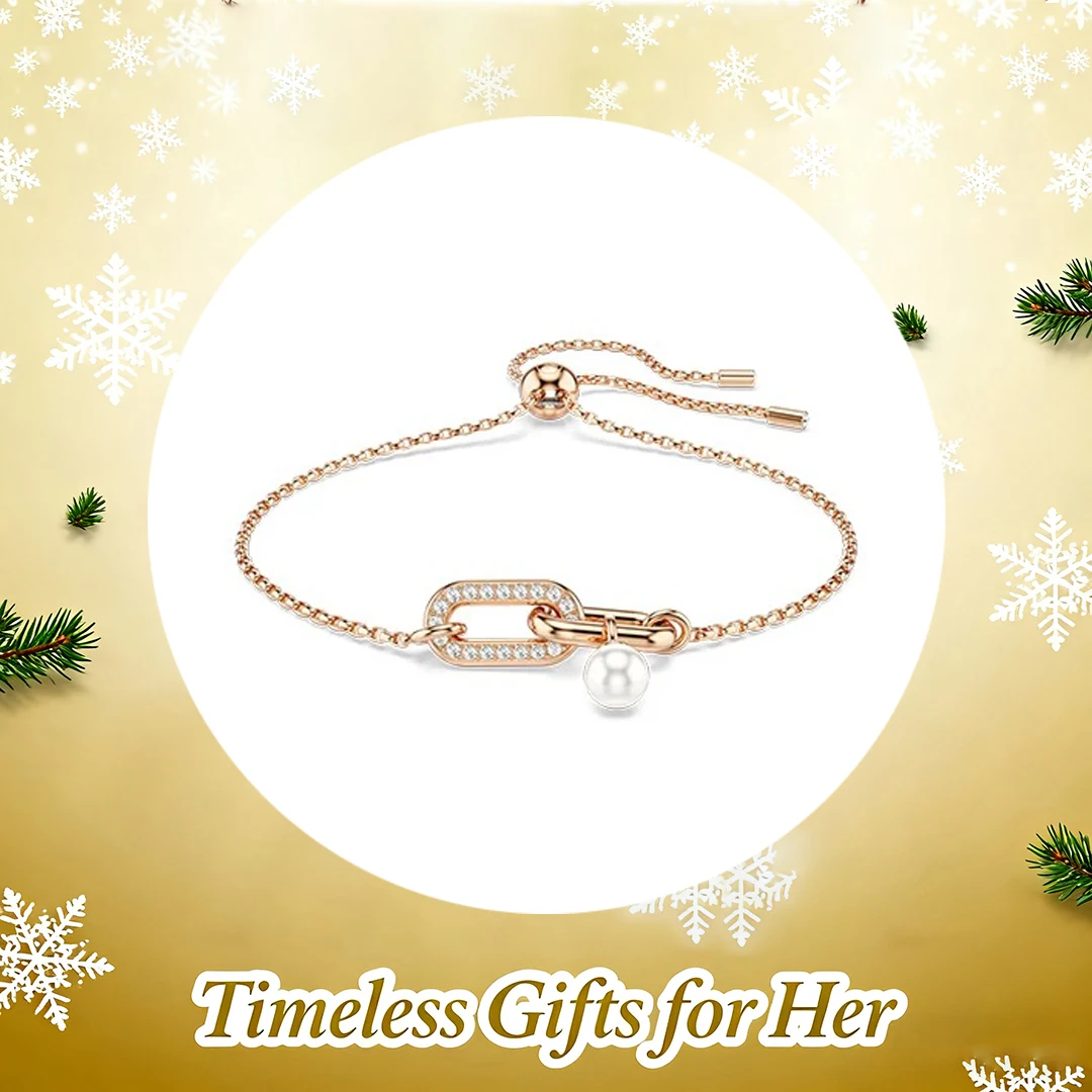 Luxury Fashion Women's Jewelry Set: Sterling Silver Necklace, Bracelet, Earrings Plated with 18K Rose Gold, Party Gift - Image 5