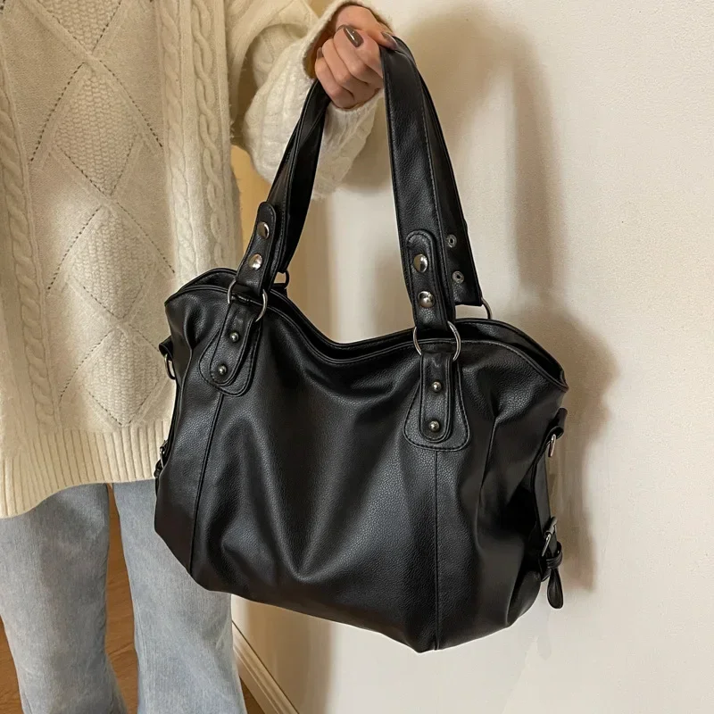 Female Handbag Large Capacity Shoulder Bags Big Stylsih Tote Bag Ladies Soft Leather Messenger Bags Women - Image 7