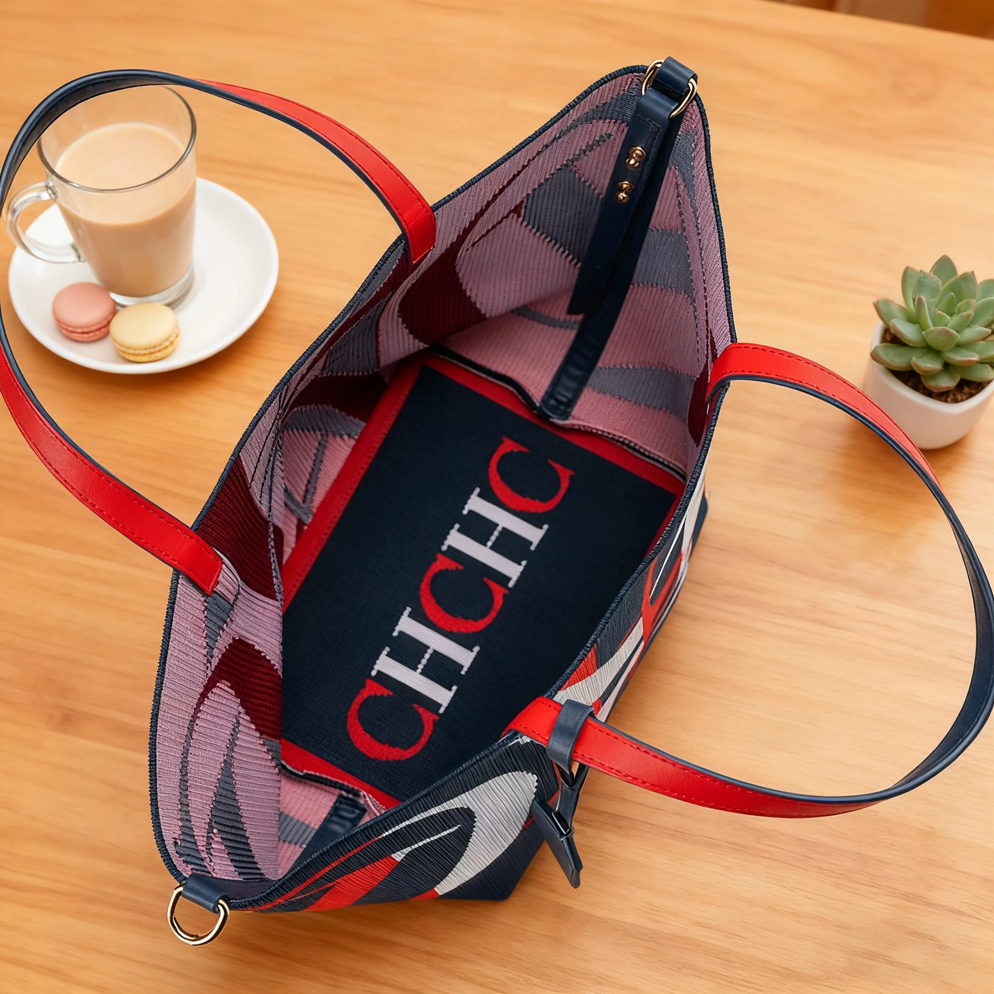 CH Women's Handbag Retro Design Large Capacity Fashionable Shopping Bag Multifunctional Holiday Essential Women's Bucket Bag - Image 6