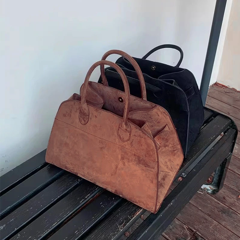 High-end Niche Design Handbags Outdoor Travel Bags Autumn and Winter New High-capacity Retro Commuter Handbags Ladies - Image 5
