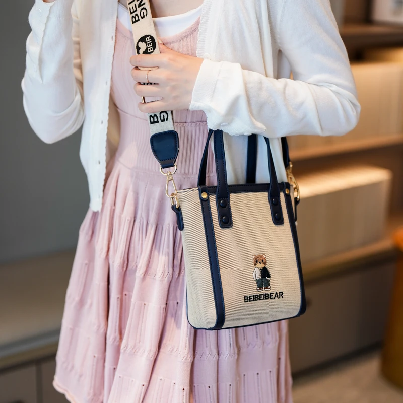 women's fashionable handbags,BeiBaoBao High-end Handbag for women,simple thick shoulder straps,single-shoulder bag crossbody bag - Image 6