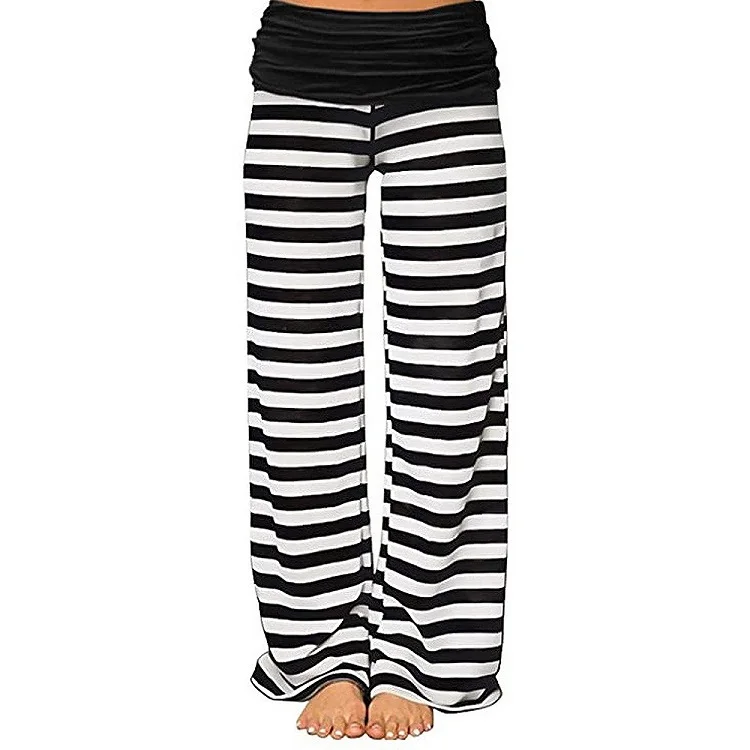 Europe And The United States Autumn And Winter Women's Casual Pants Printed Pants Loose Opening Season Halloween Daily Wear - Image 7