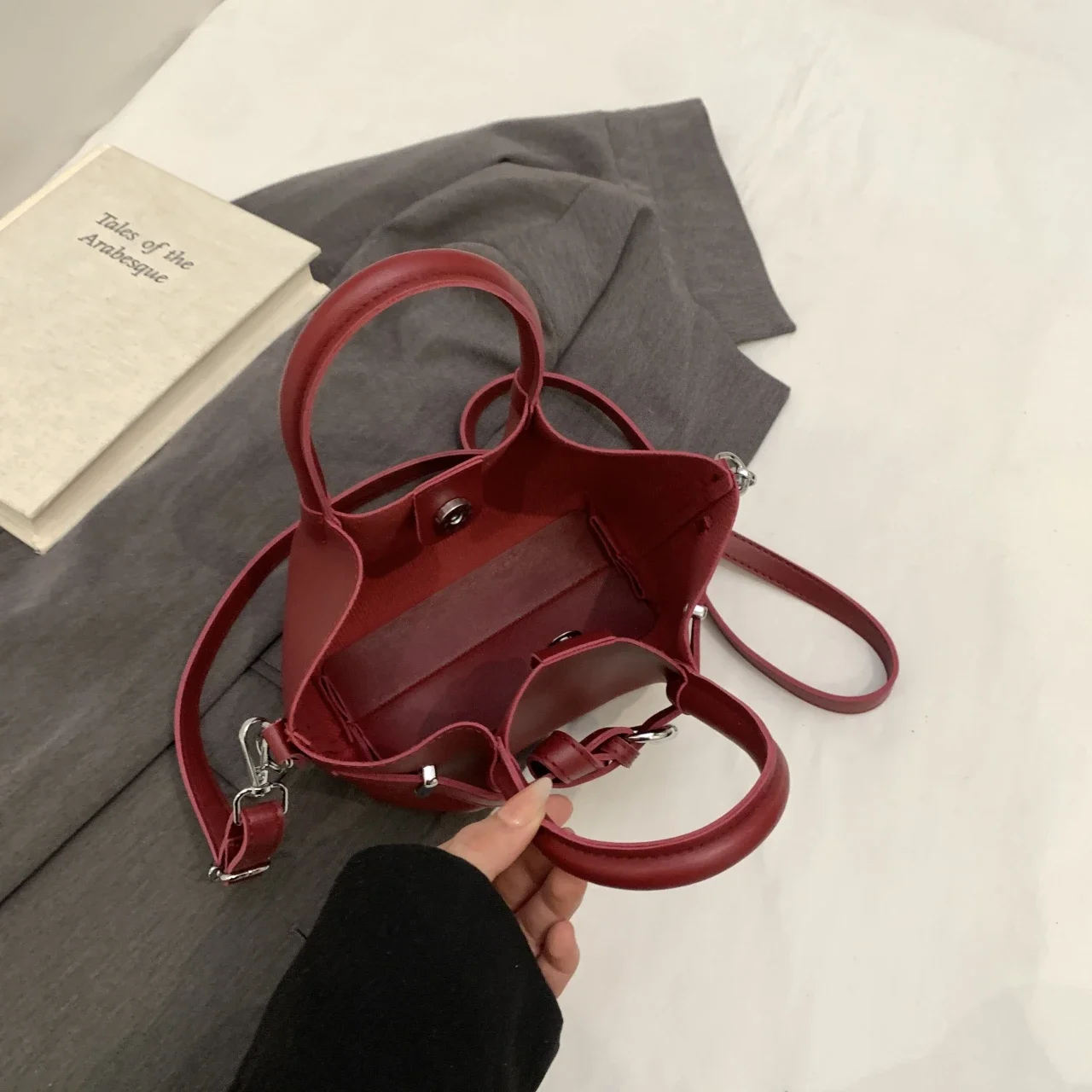Branded Hand Bags for Women High Quality Leather Shoulder Bag Luxury Purses and Handbags Designer Crossbody Bag Bucket Bolsos - Image 4