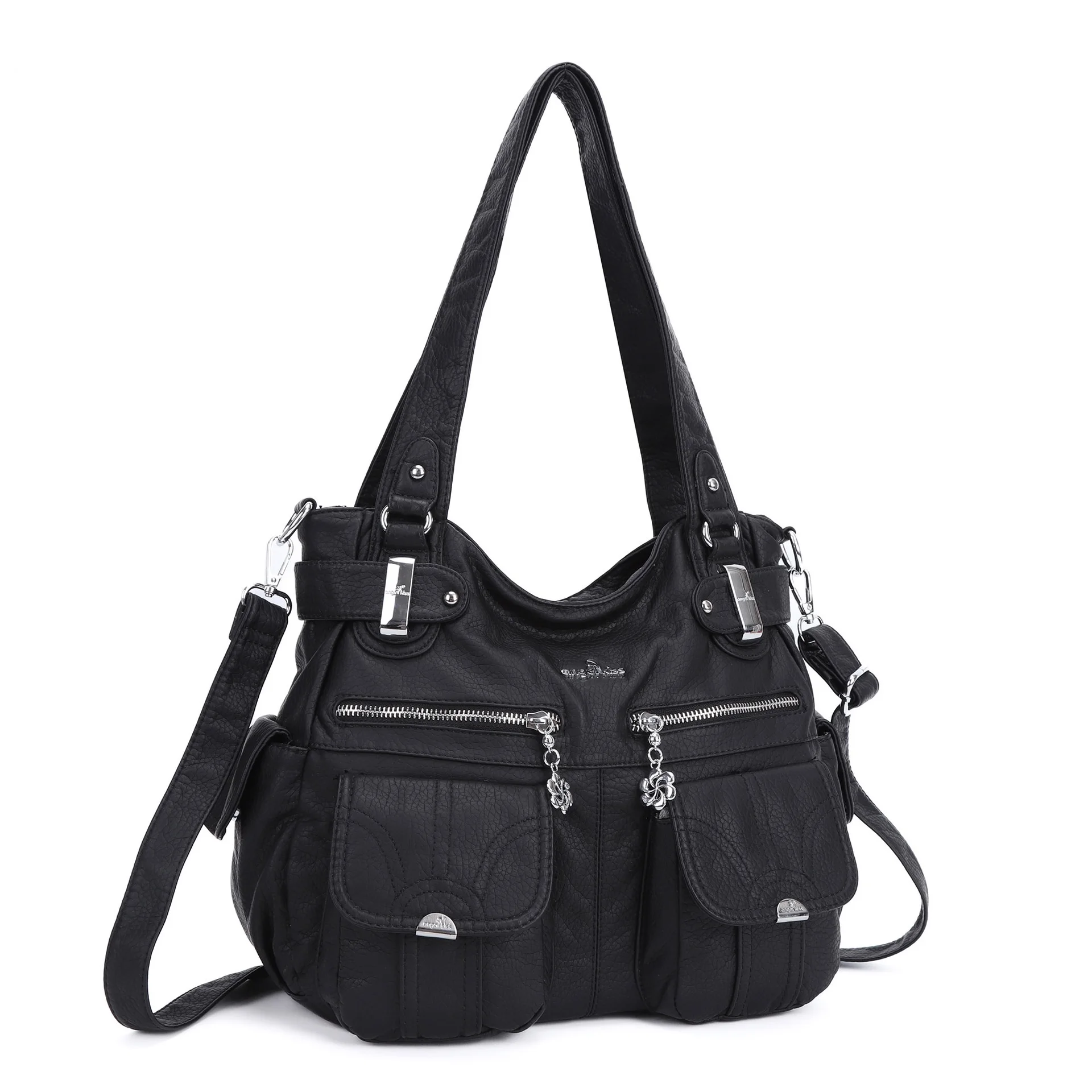 Women Handbags Top-handle Shoulder Bag Large Multifunctional Bag Washable PU 13”x17” Casual Bags Shopper Bags Large - Image 4