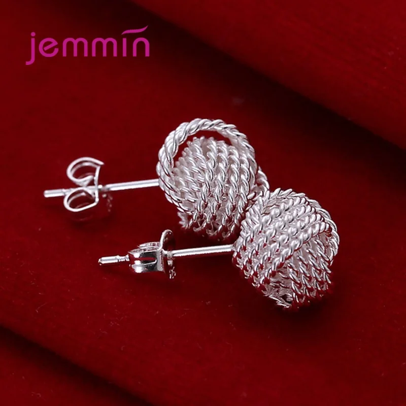 Elegant Fashion Jewelry Sets 925 Sterling Silver High Quality Earrings Necklace Set For Women Girls Wedding Dress - Image 5