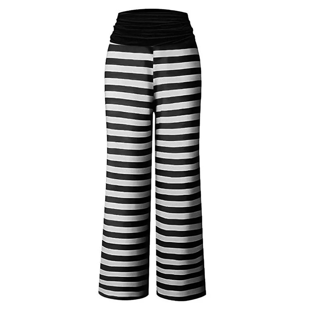 Europe And The United States Autumn And Winter Women's Casual Pants Printed Pants Loose Opening Season Halloween Daily Wear - Image 5