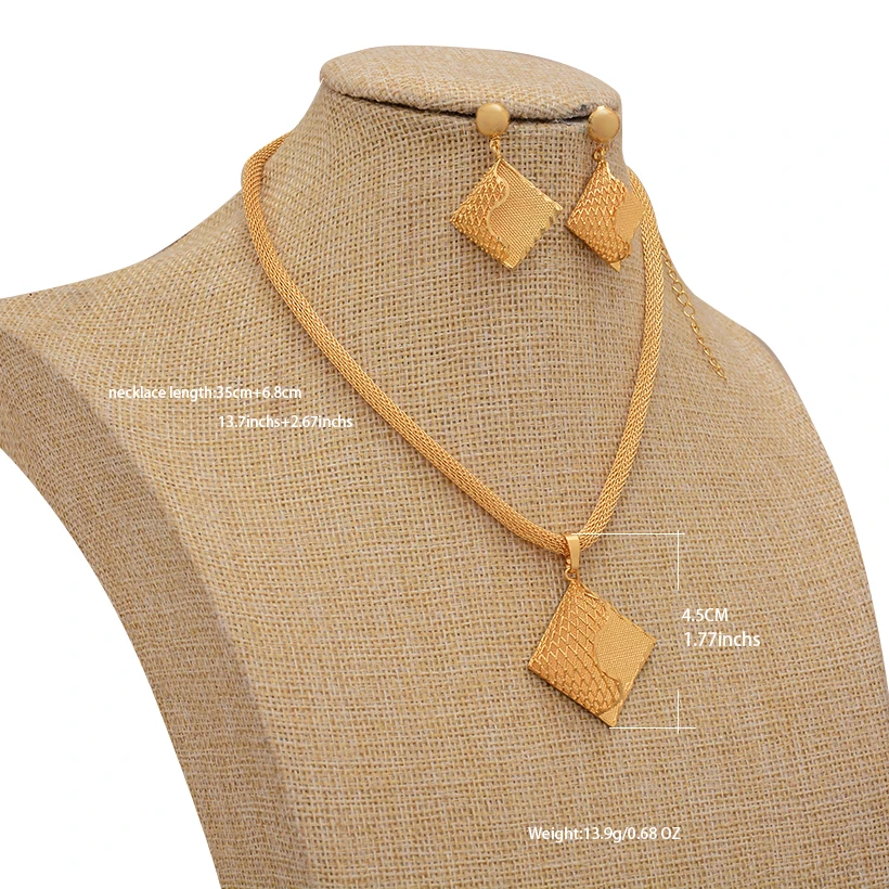 Women Jewelry Set Gold Plated High Quality Party African Bridal Flower Jewelry Set - Image 15