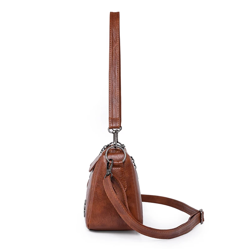 Women Bag woman's handbag new trend vintage Crossbody Bag for Women Fashion Shoulder Bags Handbag PU Leather luxury Design bags - Image 4