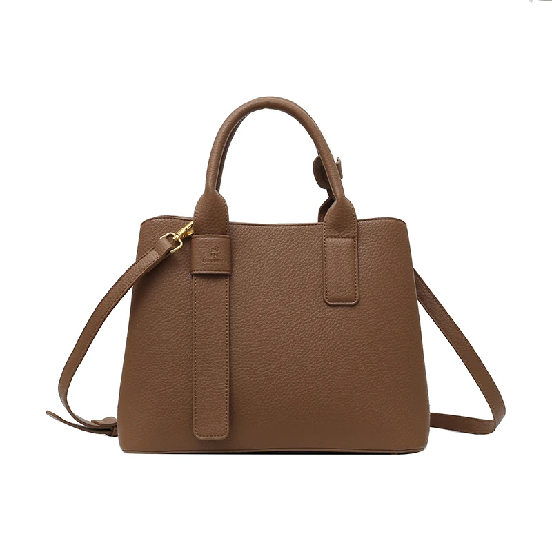 Business Handbags For Women 2022 Luxury Designer Handbag Pure Color Big Capacity Shoulder Crossbody Bags Branded Top-handle Tote - Image 9