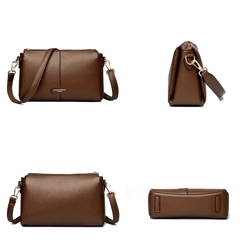 Ladies Hand Crossbody Bags For Women Leather Luxury Purses And Handbags Women Shoulder Bags Designer Bucket Sac - Image 3